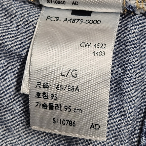 Levi's Daisy Denim Halter Top Size Large Festival Coachella Coquette - Picture 14 of 16